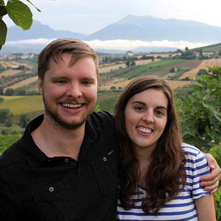 Daniel and Maggie in Italy