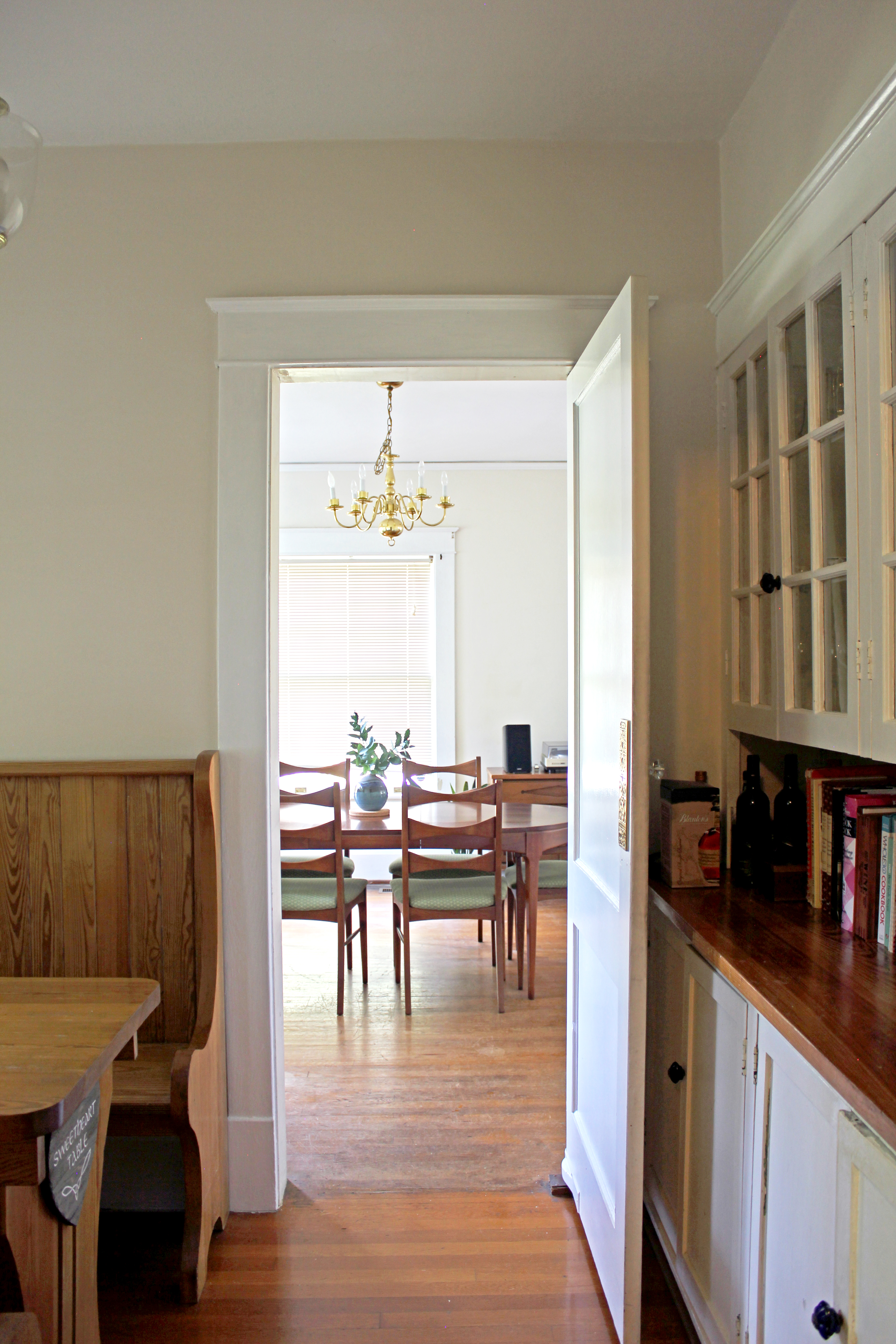 Breakfast nook before